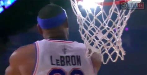 Watch Lebron James Throws Down Silly Reverse Alley Oop During Asg