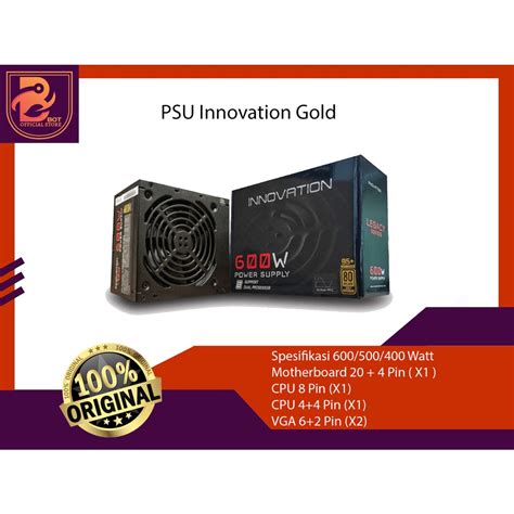 Psu Innovation W W W Gold Plus Power Supply Original