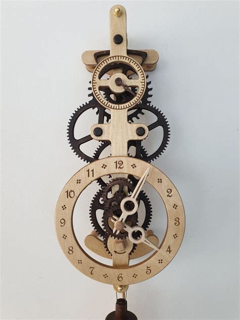 Wood Gear Clock Kits