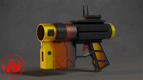 Stl File Ember Laser Pistol Starfield 3d Files 🔫・3d Print Object To