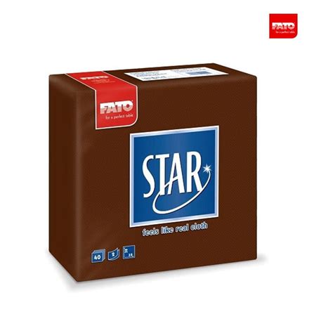 FATO star 38x38 čokolada 40 1 Tapess d o o