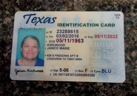 Scannable Texas identification card | Cards, Scammer pictures ...