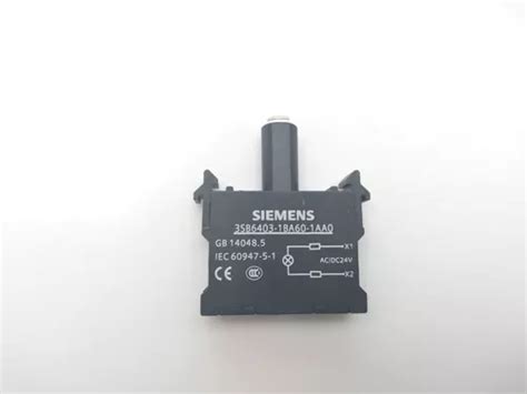 Led Integrado 24v 3sb6403-1ba60-1aa0 Siemens Novo C/ Nf | MercadoLivre