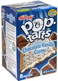 Pop Tarts Frosted Chocolate Vanilla Creme Toaster Pastries 8 Ea