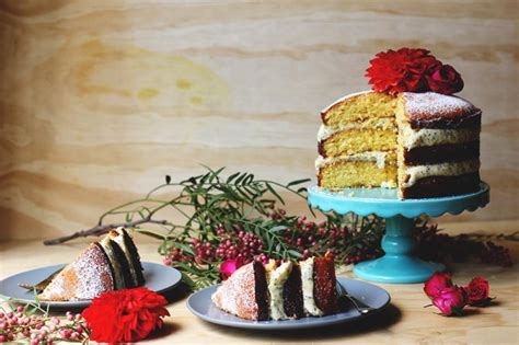 Naked Orange Almond Cake With Poppy Seed Cream Cheese Icing The Sugar Hit