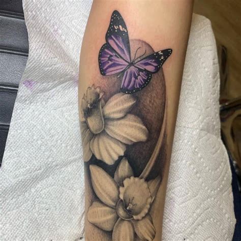 Top 61 Best Purple Butterfly Tattoo Ideas - [2021 Inspiration Guide]