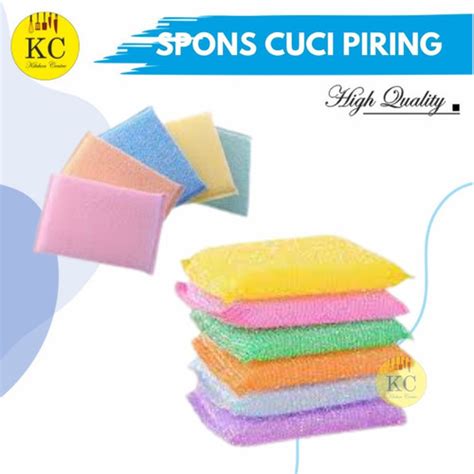 Jual Spons Warna Spons Cuci Piring Warna Warni Busa Cuci Piring Sponge