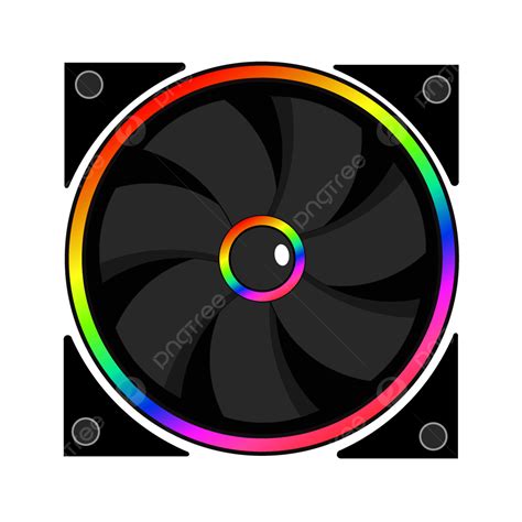 Cpu Fan Clipart Transparent Background, Kipas Cpu Komputer Fan Cooler ...