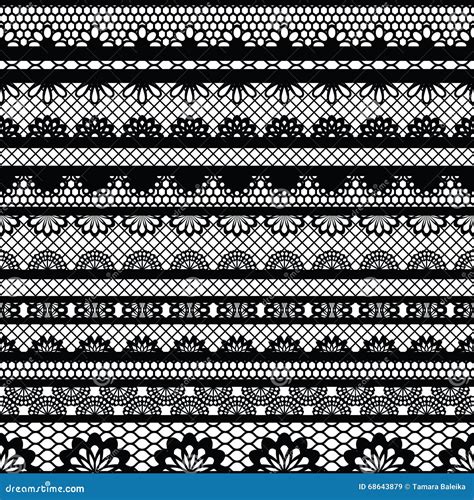 Lace Seamless Pattern Stock Vector Illustration Of Decorative 68643879