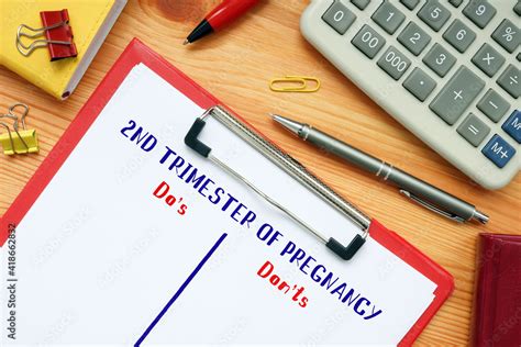 Financial Concept Meaning 2nd Trimester Of Pregnancy Dos And Donts