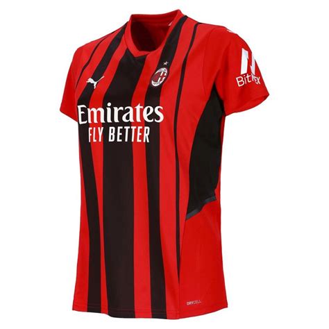 MAILLOT MILAN AC DOMICILE 2021 2022 Femme Foot Soccer Pro