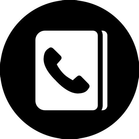 Phone Book Vector Svg Icon Svg Repo