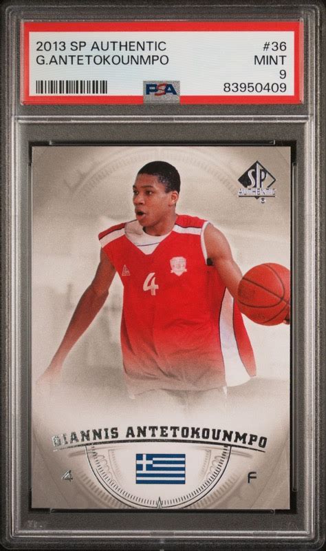 Sp Authentic Giannis Antetokounmpo Psa Rookie Card Myslabs