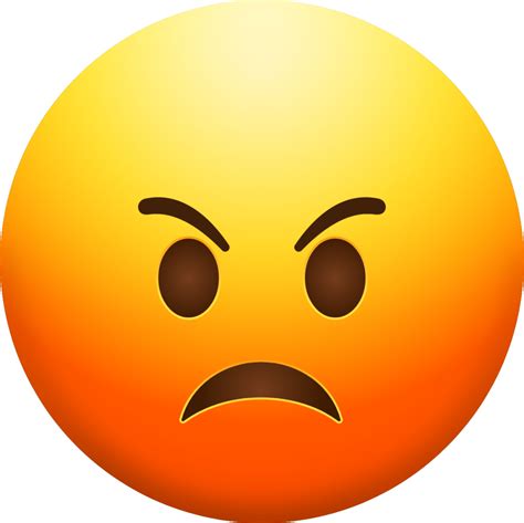 Angry Emoji Smiley Emoji Facebook Sticker Emoticon Smiley Transp