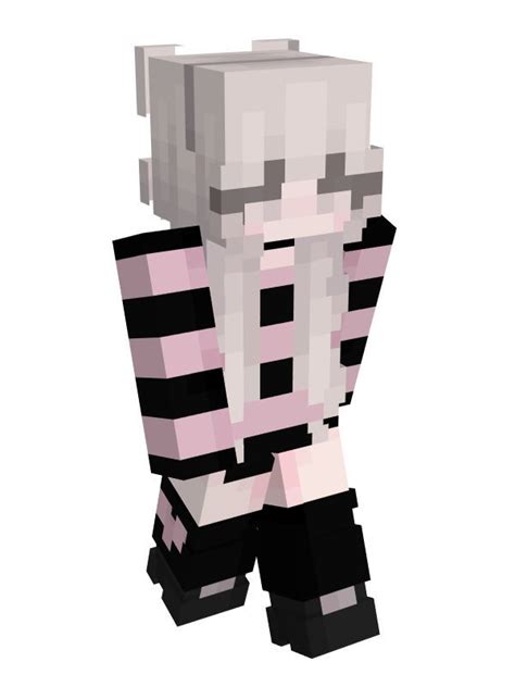 Striped Sweetheart Minecraft Skin Minecraft Mc Skins