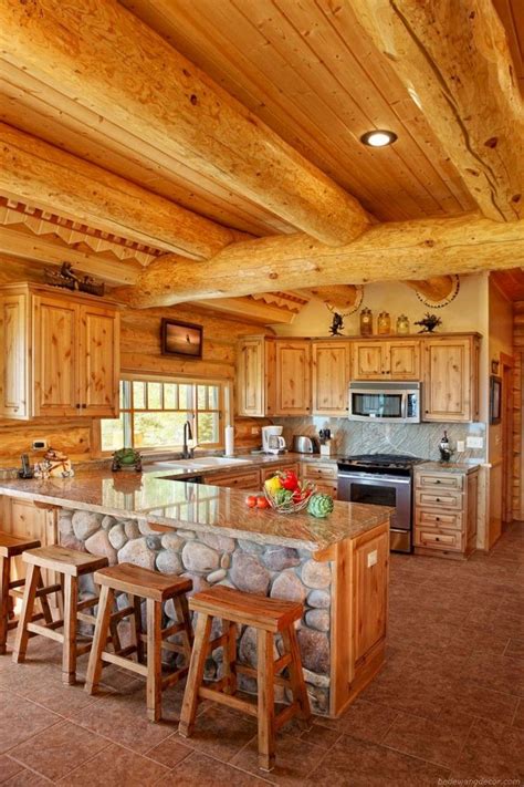 Log Cabin Kitchen Ideas - Good Colors For Rooms