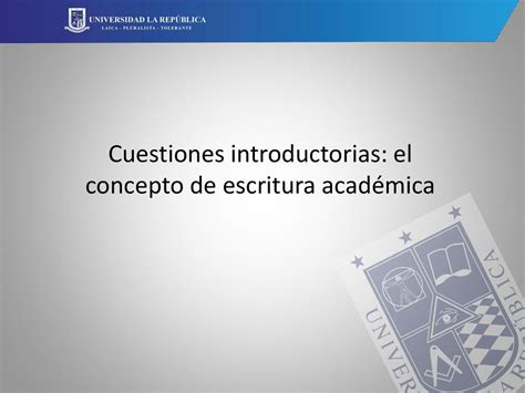 LA ESCRITURA ACADÉMICA ppt descargar