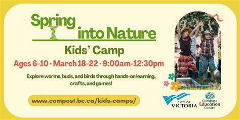 Spring Into Nature Kids Spring Break Camp Beacon Hill Park Victoria