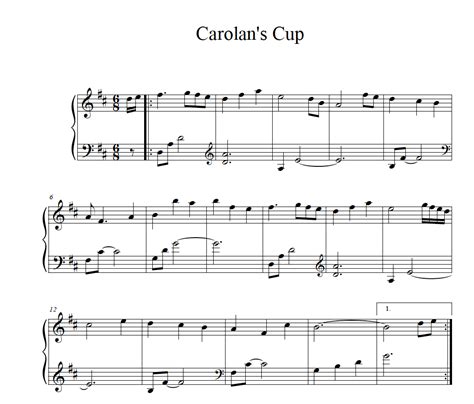 Turlough Ocarolanthree Tunes For The Celtic Harp Harp Column Music