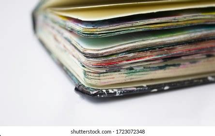 Artist Sketchbook Pages Acrylic Painting Mini Stock Photo 1723072348 | Shutterstock