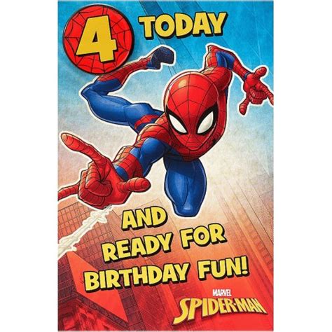 Introducir Imagen Spiderman Happy Birthday Card Abzlocal Mx