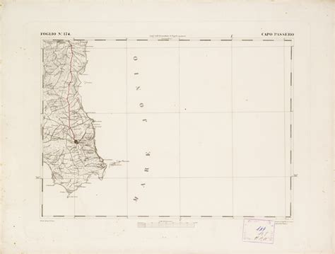 N 2700 CARTA DELL ISOLA DI SICILIA Foglio 174 Capo Passero