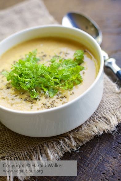 Carrot and Chervil Soup – Vegalicious Recipes