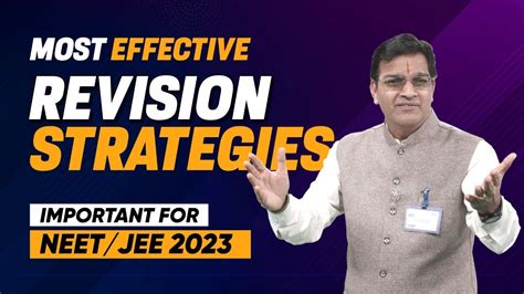 Most Effective Revision Strategies For JEE NEET 2023 Toppers