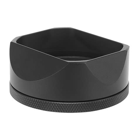 Square Metal Lens Hood With 49mm Adapter Ring For Fujifilm Fuji X100v Black Ebay