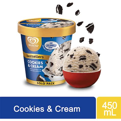 Selecta Cookies And Cream Ice Cream 450ml Ice Cream Walter Mart