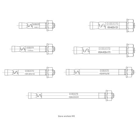 Hilti Horgonyok T Bbf Le M Retben Dwg Cad Blokk