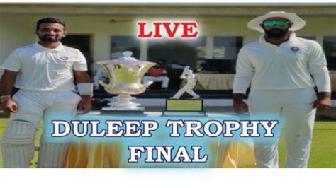 South Zone Vs West Zone Day 5 Duleep Trophy Final Highlights West