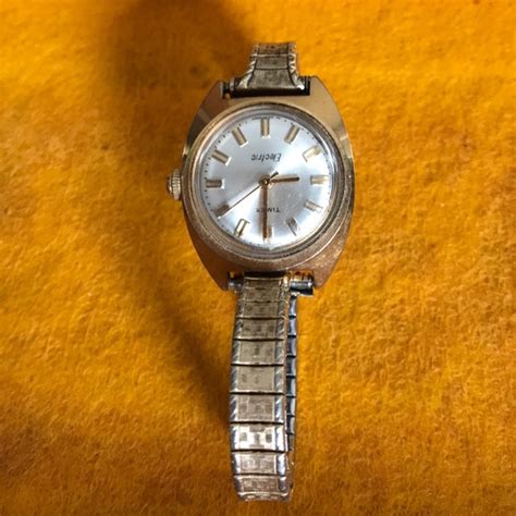 Timex Accessories Vintage Womens Timex Electric Watch Gold Tone