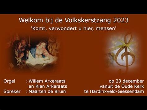 23 12 2023 Volkskerstzang 2023 YouTube