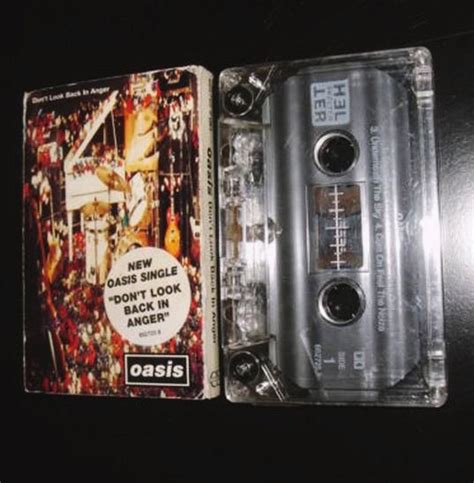 Oasis Don T Look Back In Anger Cassette 1996 Look Back In Anger Dont Look Back Looking