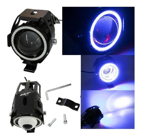 Faro De Led Con Ojo De Angel Para Moto O Coche Alta Baja Mercado Libre