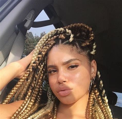 Hairspiration Blond Box Braids And Twists Blonde Box Braids Hair Styles Box Braids Styling