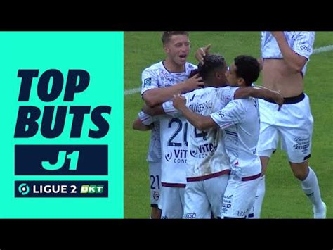 Top buts 1ère journée Ligue 2 BKT 2023 2024