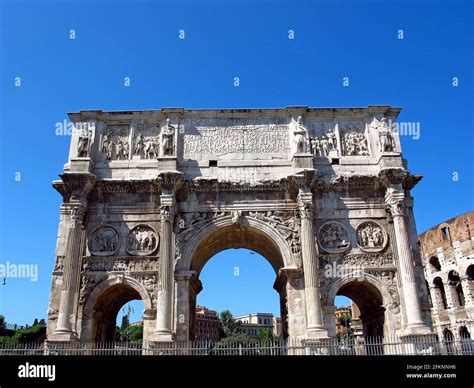 Colosseo Il Colosseo Antico Arco Di Trionfo Di Costantino Arco Immagini