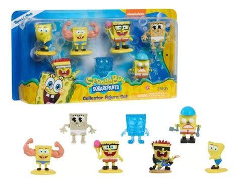 Set De 7 Figuras Coleccionables Bob Esponja Msi MercadoLibre