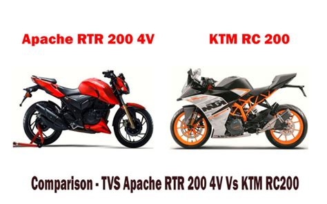 Comparison Between Tvs Apache Rtr V Vs Bajaj Pulsar Rs Price