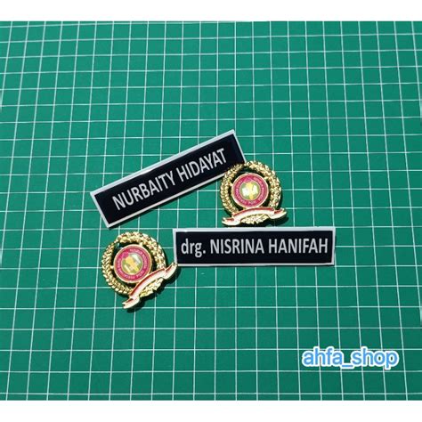 Jual Paket Name Tag ASN Dan Pin PGRI Shopee Indonesia