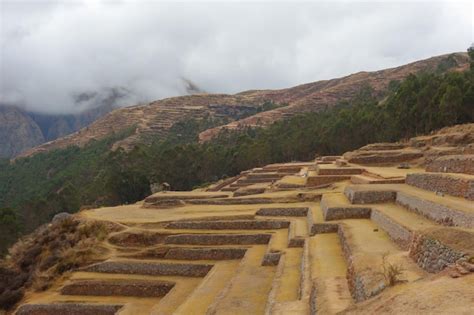 Cusco Per Chinchero Pueblo En El Valle Sagrado Terrazas Agr Colas Y