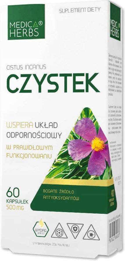 Medica Herbs Czystek Cistus Incanus Kaps Opinie I Ceny Na Ceneo Pl