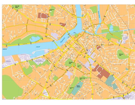 Limerick vector map. EPS Illustrator Map | A vector eps maps designed by our cartographers named ...