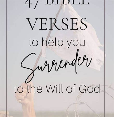 Bible Verses About Surrendering Churchgists