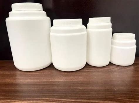 White Round Hdpe Protein Powder Jars At Best Price In Karnal Id