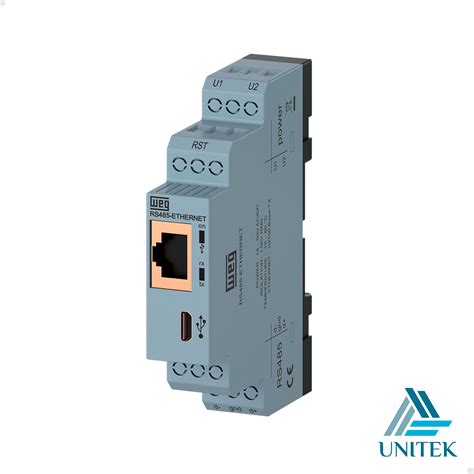 Conversor Weg Interface Rs485 Ethernet Unitek Comércio