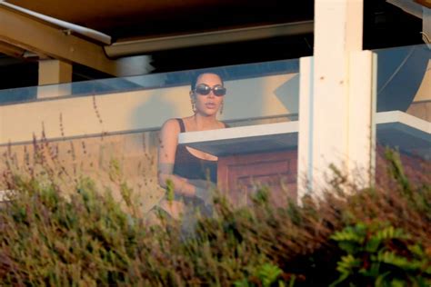 Kim Kardashian Wearing Bikini On The Beach In Malibu GotCeleb