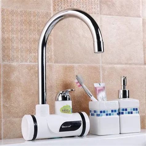 White Plastic And Stainless Strrl Electric Hot Water Dispenser Faucet For Kitchen At In Surat